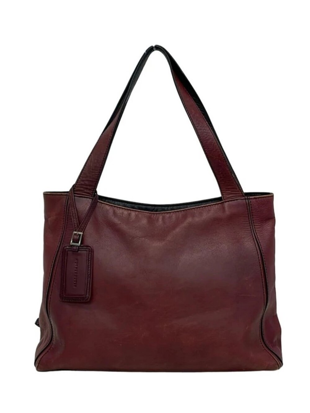 Motherhouse Bordeaux Black Leather Shoulder Bag